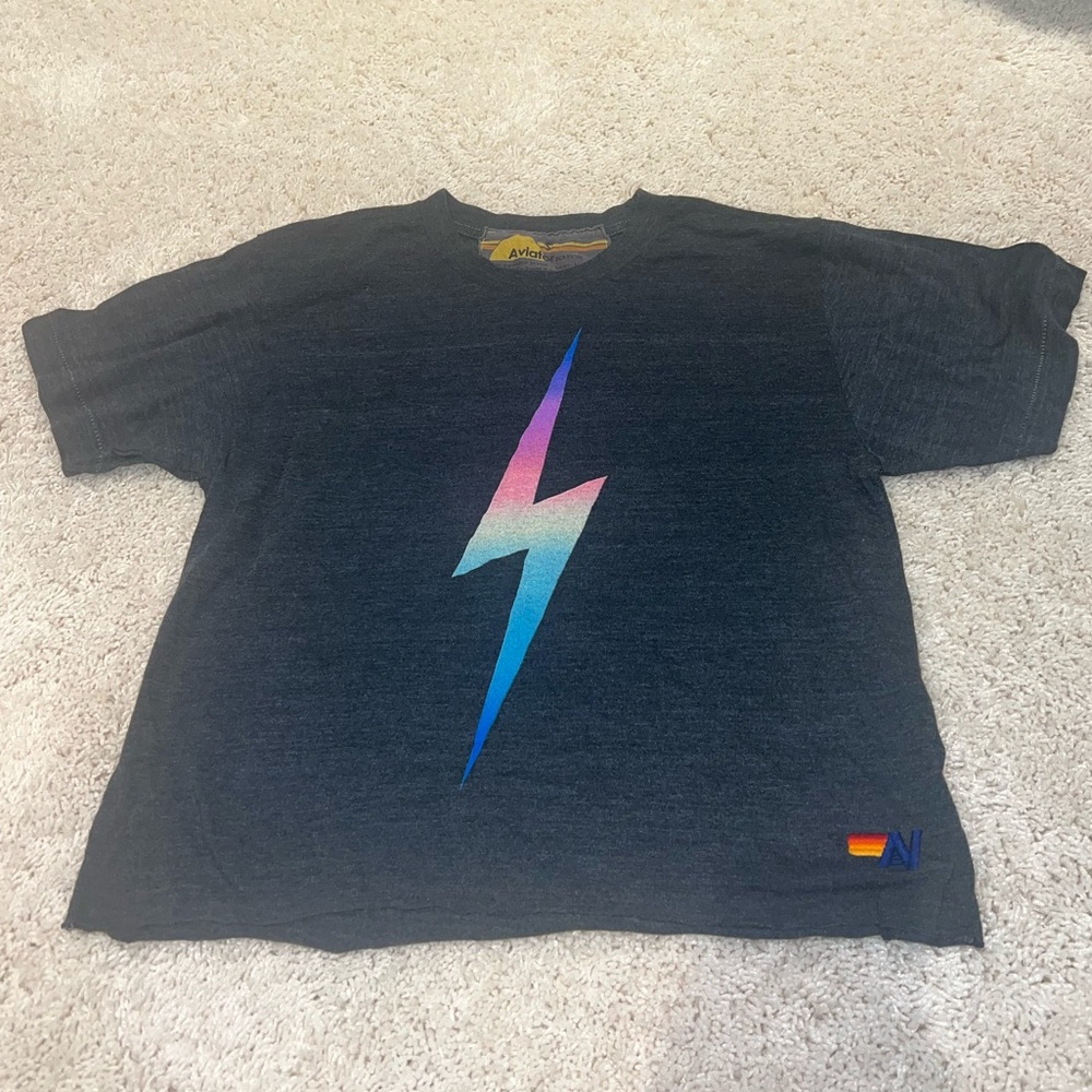 Aviator Nation T shirt. Size small. Perfect condition. So comfortable. Lightning